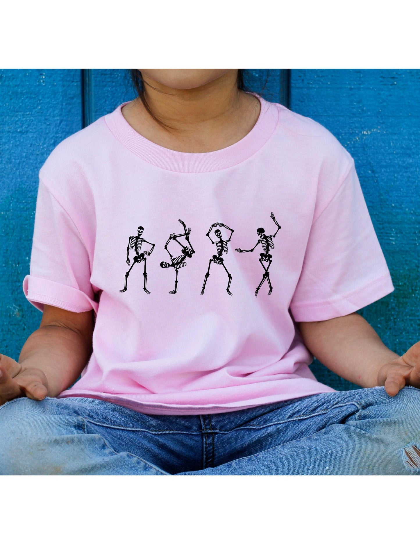 Halloween Party Dancing Skeletons Graphic T-Shirt