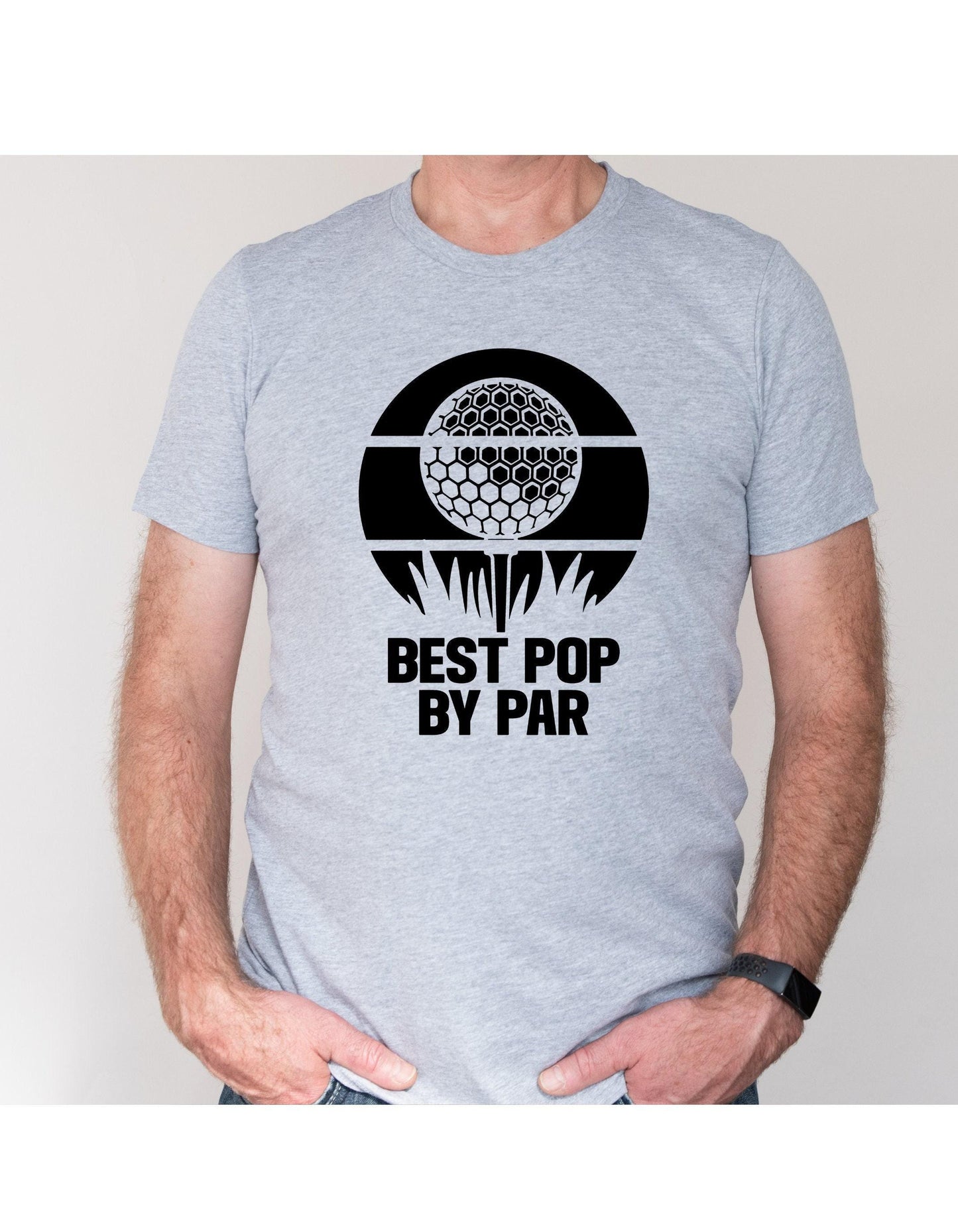 Best Pop By Par Golfing Men's Graphic T-Shirt