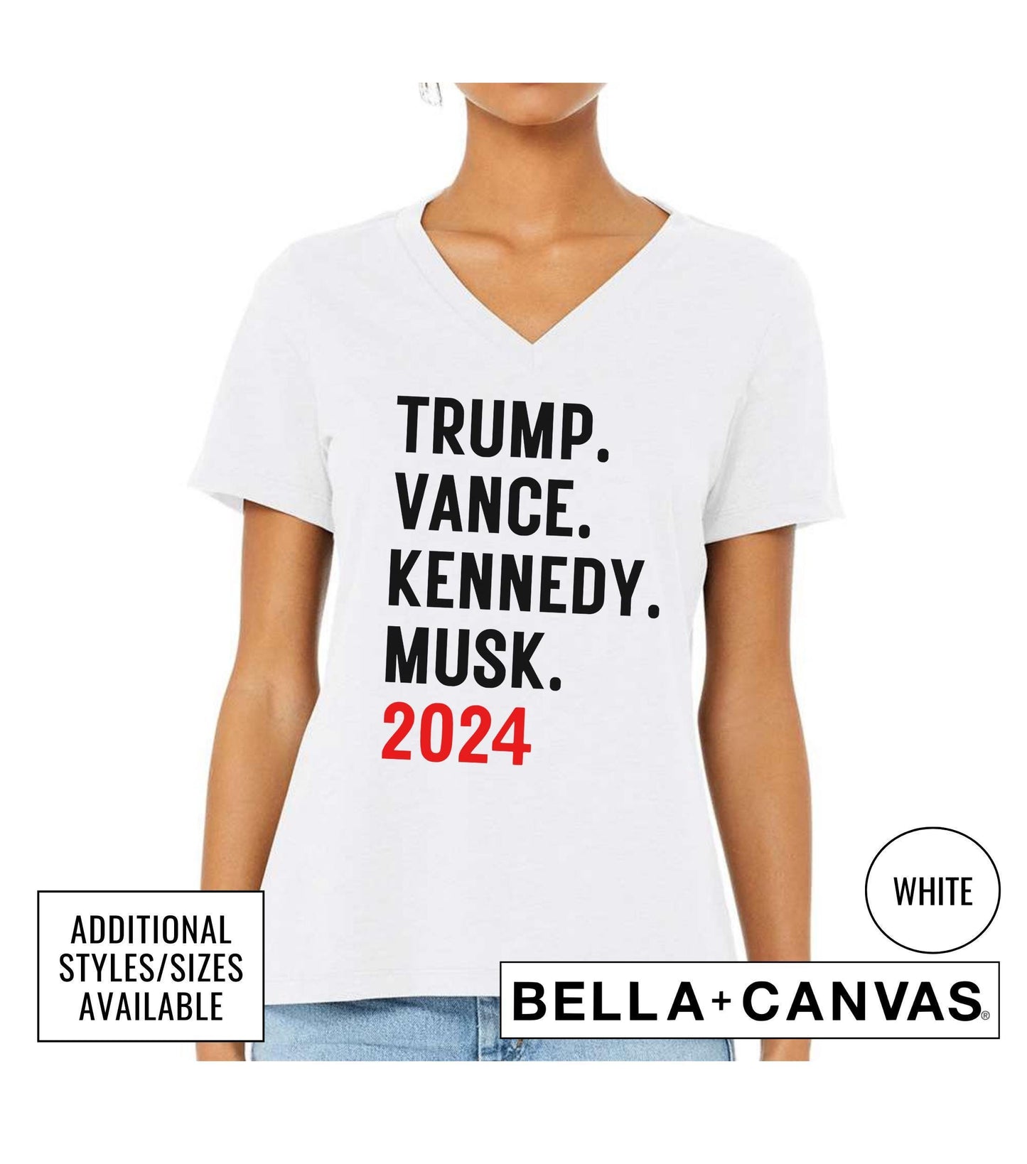 Trump Vance Musk Kennedy 2024 Graphic T-Shirt