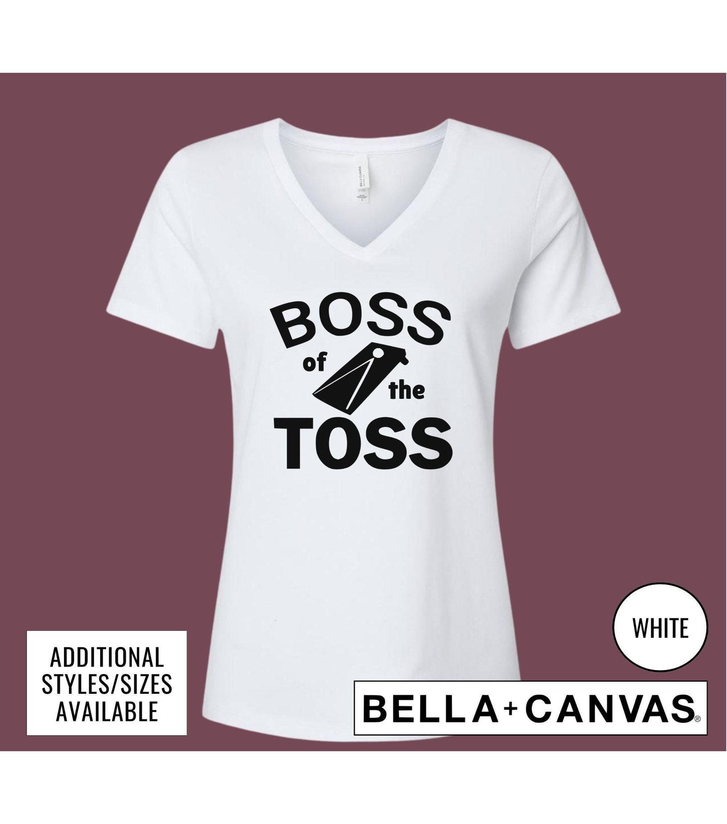 Boss Of The Toss Cornhole Graphic T-Shirt